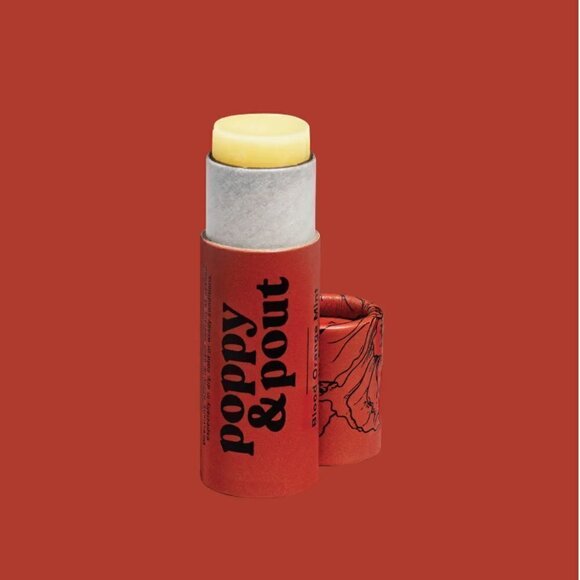 BLOOD ORANGE MINT POPPY & POUT  LIP BLAM - Picture 1 of 1